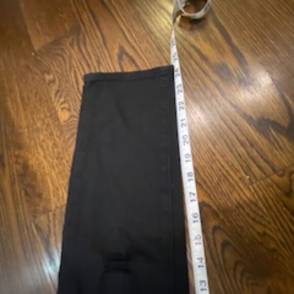 Like new Paige Jimmy Jimmy Crop Jeans Black Destructed Sz 24 - Picture 9 of 13